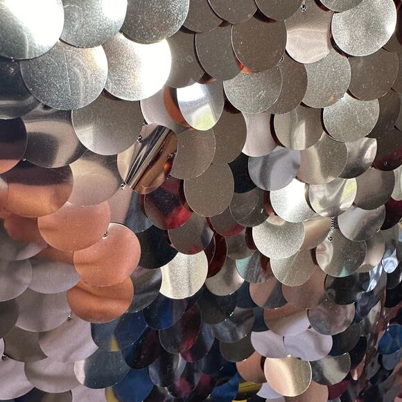 Eva Franco Anthropologie Sallia Sequin Rose Gold Tee NWT Size Small - Picture 10 of 16